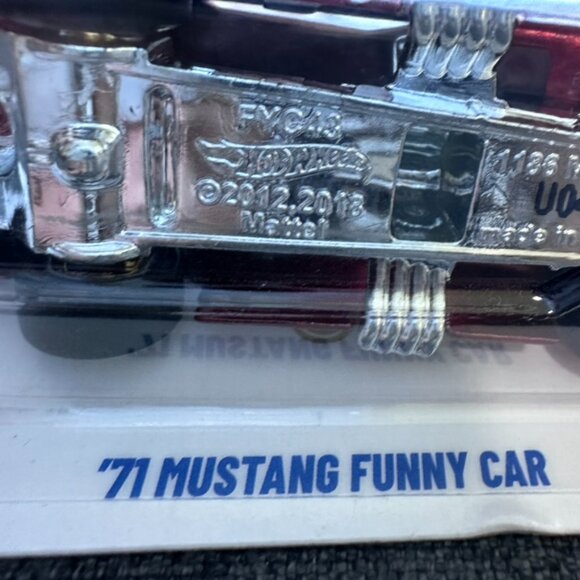 Hot Wheels STH ’71 Mustang Funny Car Sumthin’ Funny 175/250 Real Riders - Picture 2 of 5